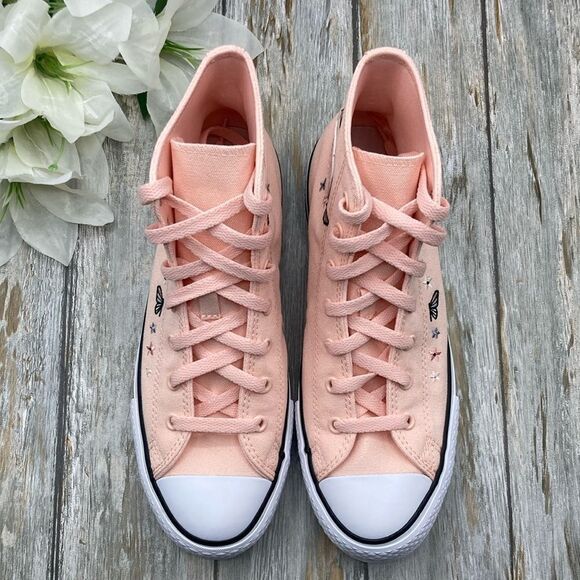 Converse Chuck Taylor All Star Butterflies Hightop Sneaker Shoes Size 7.5 - Picture 3 of 10